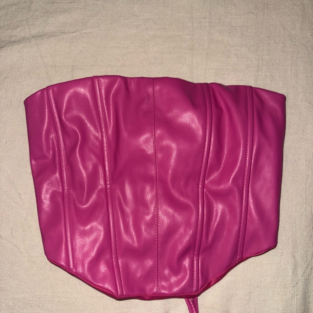 Vibrant Pink Corset Top